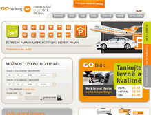 Tablet Screenshot of goparking.cz